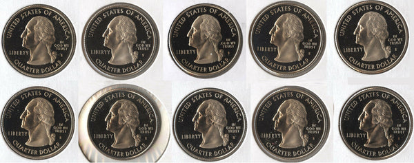 2004 - 2008 State Quarter Proof Set 25-Coin Collection San Francisco Mint AX422