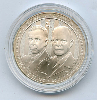 2013 5-Star Generals Silver Uncirculated Dollar Commemorative Coin $1 - JM585