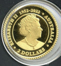 2023 Mini Kangaroo 9999 Gold 0.5g Australia $2 Coin Perth Mint - Half Gram - H84