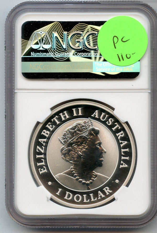 2022 Australia Emu 1 Oz 9999 Silver NGC MS70 $1 Coin One of First 300 - JN992