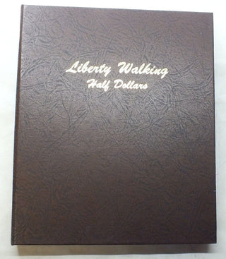 Walking Liberty Half Dollars 7160 Dansco Album Coin Set Folder Halves - G766