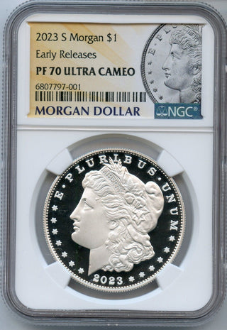 2023-S Morgan Silver Dollar Proof NGC PF70 $1 Early Releases Coin - JP502