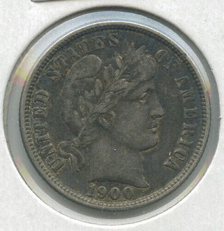 1900-P Barber Silver Dime - Philadelphia Mint - DN748