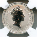 1989 Australia Koala $15 Coin NGC MS69 Certified 9995 Platinum 1/10 oz - A126