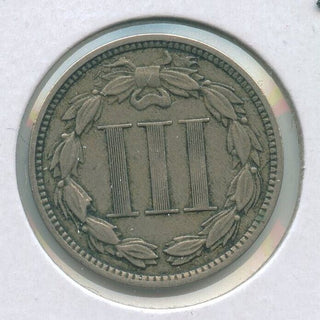 1868 P Three Cent Nickel 3C Philadelphia Mint - ER152