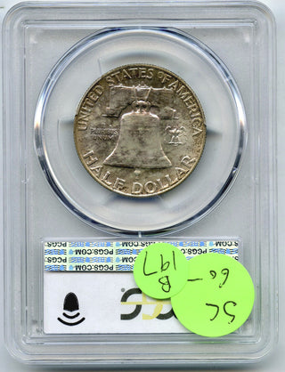 1949-D Franklin Silver Half Dollar PCGS MS62 FBL Certified - Denver Mint - B197