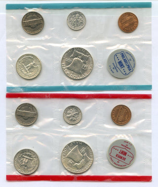 1963 United States Uncirculated Mint Set US Mint 10 Coins P D S - JP637