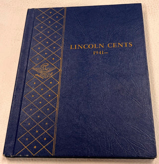 Lincoln Cents 1C 1941- Whitman  Coin Album Folder 9406 - ER467