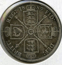 1889 Great Britain Silver Coin - Florin - Queen Victoria - G356