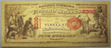 1875 $5 Vineland National Bank Currency 2399 Novelty 24K Plated Note 6