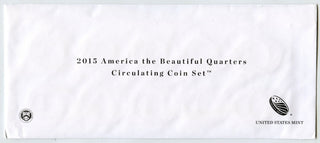 2015 America the Beautiful ATB Quarters National Park Coin Set US Mint - C317