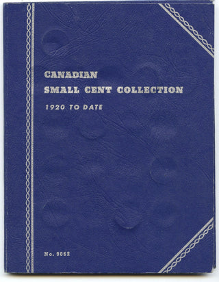 Canada Small Cent Penny Collection 1920 to Date Whitman 9062 Album Folder - G413