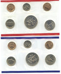 Lot of 10 1987 US Mint Sets 100 Unciruclated BU Coins Mint Sealed P+D DM900