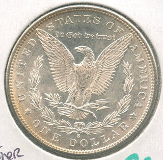 1881-S Unc Toned Morgan Silver Dollar $1 San Francisco Mint - ER977