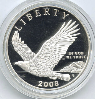 2008 Bald Eagle Proof Silver Dollar US Mint EA3 Commemorative Coin - G972