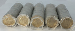 Lot of 5 1994-D Jefferson Nickel 5C Rolls 200 Coins Uncirculated LH141