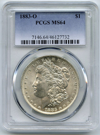 1883-O Morgan Silver Dollar PCGS MS64 Certified $1 New Orleans Mint - B834