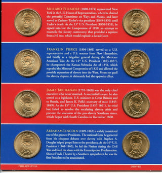 2010 P & D Presidential $1 Coin Uncirculated Set 8-Coins US Mint OGP - JP354