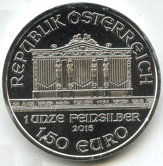 2015 Austria Philharmonic 1 oz 999 Silver Feinsilber Wiener Philharmoniker G720