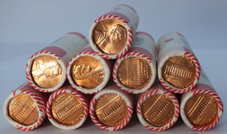 Lot of 10 1984-P Lincoln Memorial Cents 10C Rolls 500 Coins Uncirculated LH142