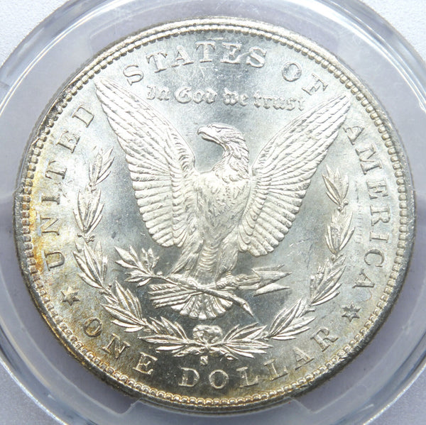 1881-S Morgan Silver Dollar PCGS MS64 Toning Toned - San Francisco Mint - B205