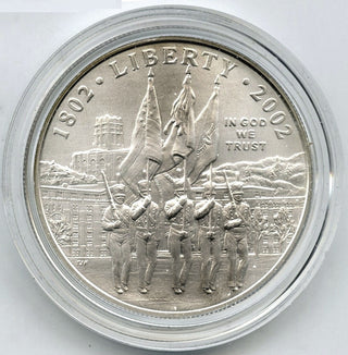 2002 Military Academy Bicentennial Silver Dollar US Mint W92 Commemorative G961