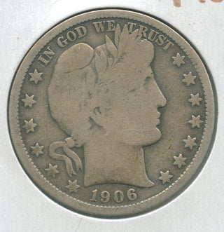 1906-O Silver Barber Half Dollar 50c New Orleans Mint  - KR281