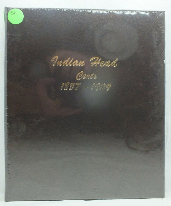 Indian Head Cents 1857 - 1909 3 Page Dansco New Coin Album 7101 LG833