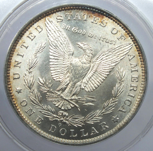 1883-O Morgan Silver Dollar ANACS MS64 Toning Toned $1 New Orleans Mint - A947
