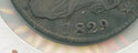 1829/7-P Silver Bust Half Dollar 50c Philadelphia Mint - KR198