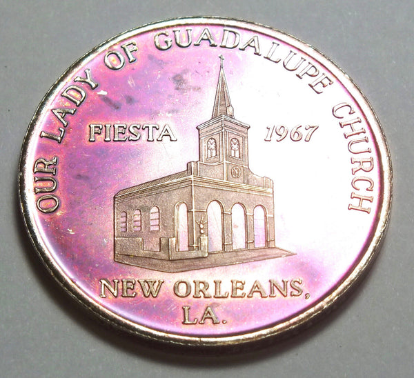 International Shrine St Jude Thaddeus 999 Silver 3/4 oz Medal New Orleans CC553