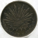 1896-Zs Mexico Silver Coin 8 Reales Libertad - Republica Mexicana - C622