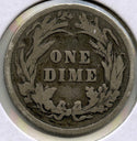 1896 Barber Silver Dime - Philadelphia Mint - G894