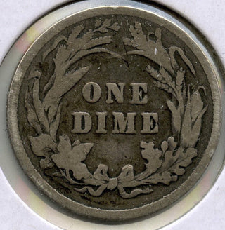 1896 Barber Silver Dime - Philadelphia Mint - G894