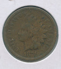 1874-P Indian Head Cent 1c Philadelphia Mint - KR89