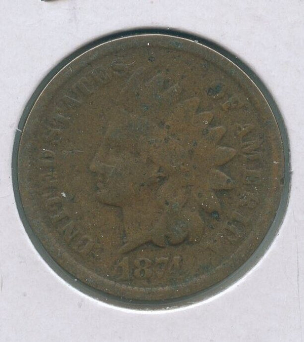 1874-P Indian Head Cent 1c Philadelphia Mint - KR89