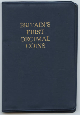 1968 - 1971 BRITAIN'S FIRST DECIMAL COINS SET OF FIVE COINS UNC -DN544