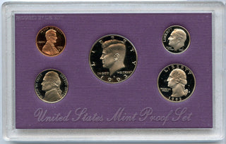 1993-S United States US Proof Set 5 Coin Set San Francisco Mint