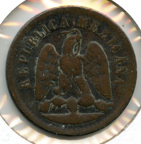 1893 Mexico Coin Un Centavo - Republica Mexicana - CC927
