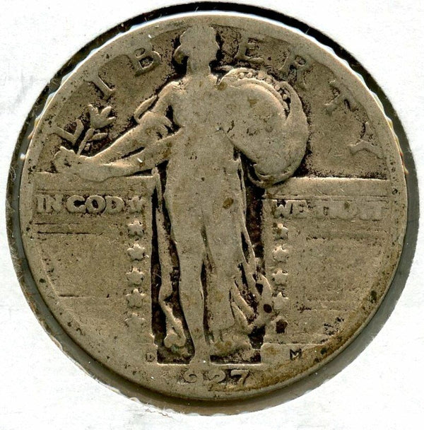 1927-D Standing Liberty Silver Quarter - Denver Mint - BQ379