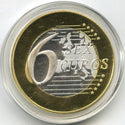 Sex 6 Euros Novelty Coin - Adult Art Medal Round - H83