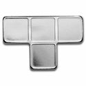 Tetris T Shape Tetrimino Block 1 Oz 999 Ag Silver 2023 Niue $2 Coin - JP417