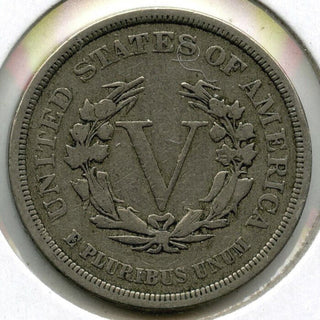 1883 Liberty V Nickel - No Cents - E658