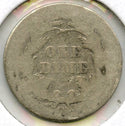 1877-CC Seated Liberty Silver Dime - Carson City Mint - G831