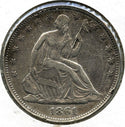 1861 Seated Liberty Silver Half Dollar - Philadelphia Mint - A794