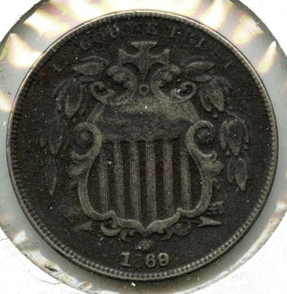 1869 Shield Nickel - Five Cents - United States - B880