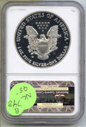 2002-W American Eagle 1 oz Proof Silver Dollar NGC PF69 Ultra Cameo - B748