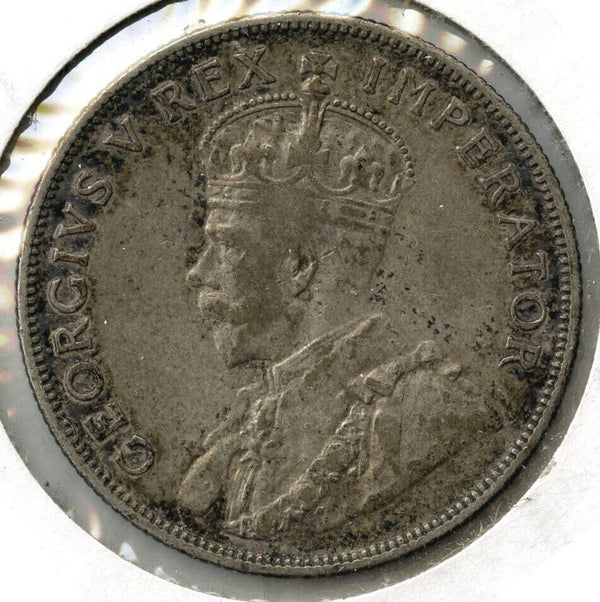 1936 South Africa Silver Coin - 2 Shillings - King George V - A379