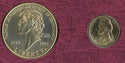 1993 Thomas Jefferson Coinage & Currency Set Uncirculated Dollar $2 Note - G516