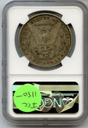 1890-CC Morgan Silver Dollar NGC AU50 VAM-4 Tail Bar Top-100 Coin $1 - JN669